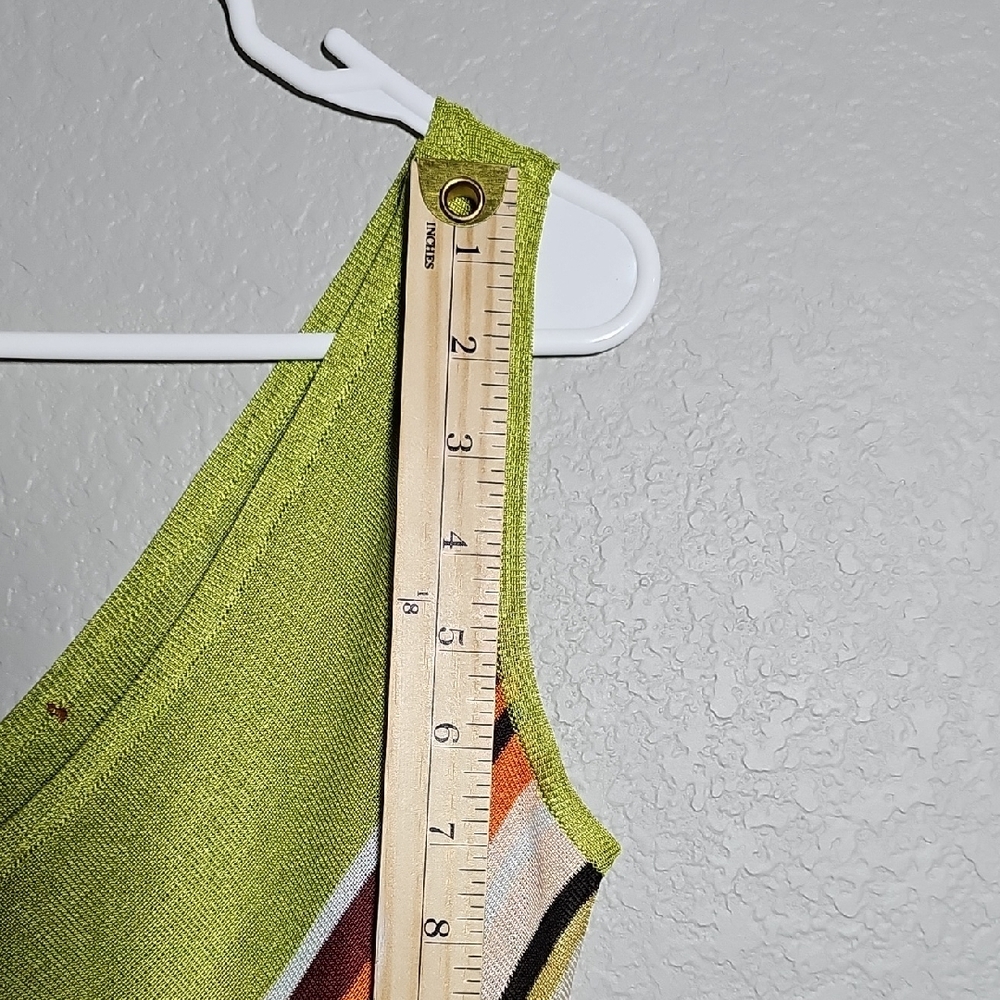 M by Missoni Lime Green Chevron Tank Top - Picture 6 of 7